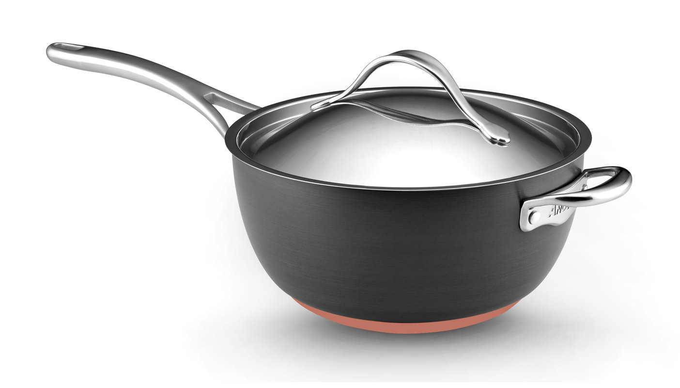 Anolon Nouvelle Copper 5.5qt. Saucier with Lid & Reviews Wayfair